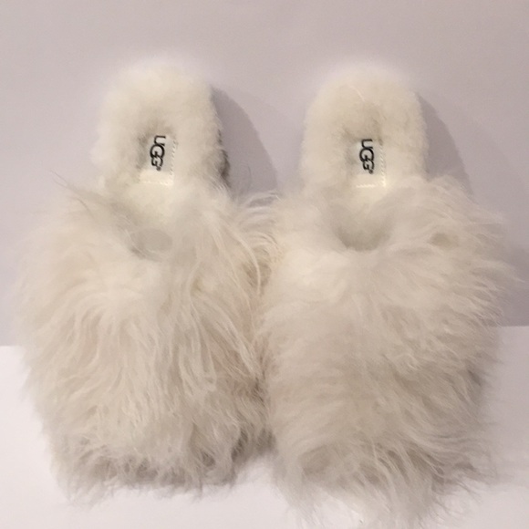 UGG FLUFF MOMMA MONGOLIAN CLOG - Picture 5 of 8